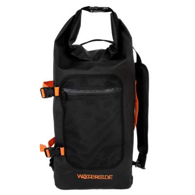 Waterside Wasserfeste Kajaktasche  Dark-Lava  Drybag schwarz-orange