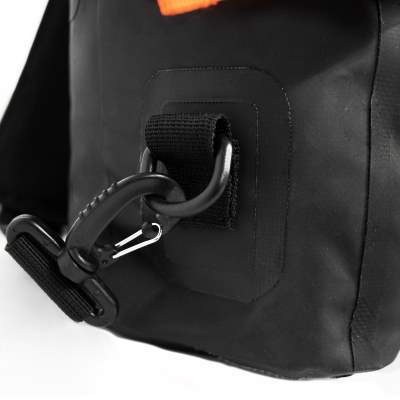 Waterside Wasserfeste Kajaktasche Dark-Lava Drybag schwarz-orange