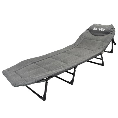 NAYVER Faltbare Campingliege 195 x 65 x 27cm