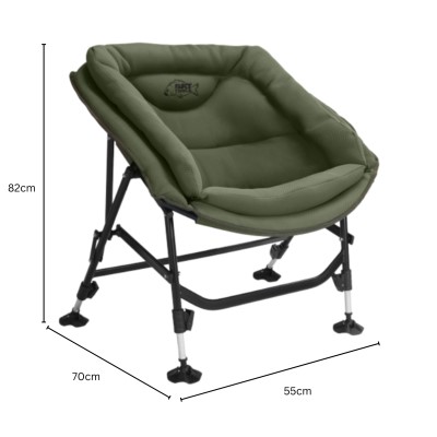 BAT-Tackle Moon Chair - Stuhl 55x70x82cm - 1 Stück
