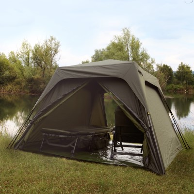 Solar Tackle SP Bankmaster Quick-Up Shelter Karpfenzelt Grün