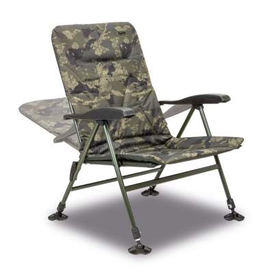 Solar Tackle UnderCover Camo Recliner Chair, Camou - 5,9kg