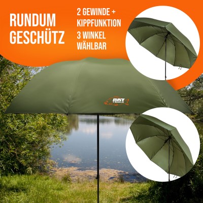 BAT-Tackle PVC Nubrolly Angelschirm Bogenmaß 2,50m 250cm