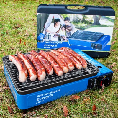 Butangas Camping Gasgrill  Evergrill  mit Transportkoffer