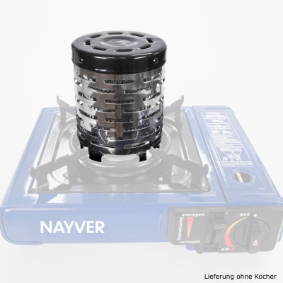 Aufsatz Heizung für Butangas Camping Kocher Everflame