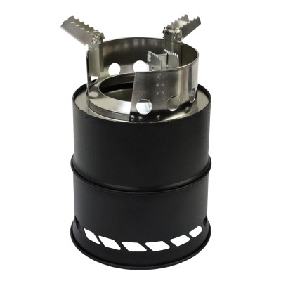 Faith Woodburner Outdoor Kochset - mobiler Holzkocher inkl. Geschirr