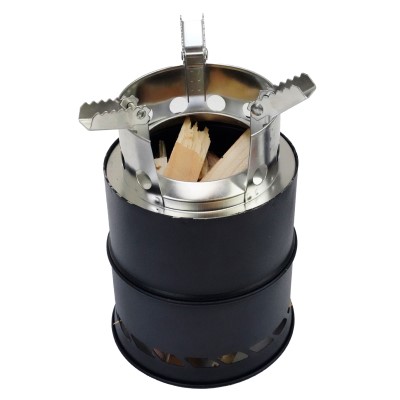 Faith Woodburner Outdoor Kochset - mobiler Holzkocher inkl. Geschirr