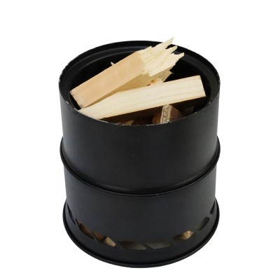 Faith Woodburner Outdoor Kochset - mobiler Holzkocher inkl. Geschirr