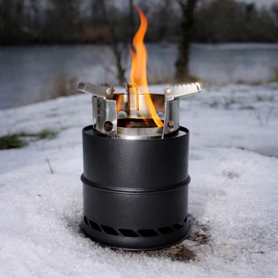 Faith Woodburner Stove - Travel Version - mobiler Holzkocher 13,5x20,5cm - 1 Stück