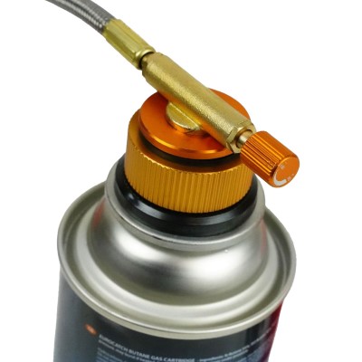 EuroCatch Faltbarer Gaskocher 2200W inkl. Adapter - Campingkocher mit Transportbox Camping Kocher mit Transportbox - Travel Version