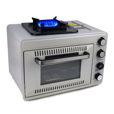 EuroCatch Gasofen - tragbarer Campingofen 50 x 37 x 39cm - 2,4Kw - 1 Stück