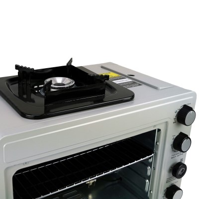 EuroCatch Gasofen - tragbarer Campingofen 50 x 37 x 39cm - 2,4Kw - 1 Stück