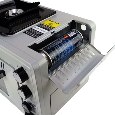 EuroCatch Gasofen - tragbarer Campingofen 50 x 37 x 39cm - 2,4Kw - 1 Stück