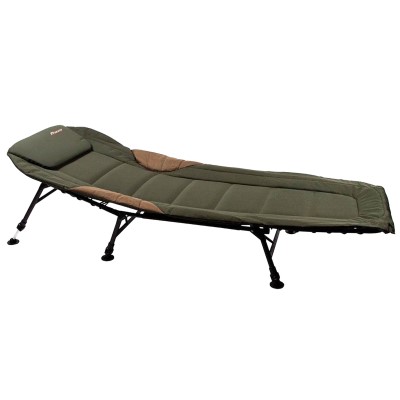 Traxis Flat BedChair 6-Leg Karpfenliege 200x75x42cm