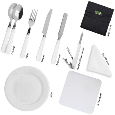 Catix Cutlery & Crockery Set, 26 x 23 x 4cm