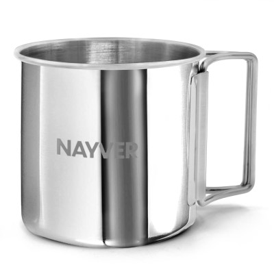 NAYVER Edelstahl-Tasse Outdoor-Tasse 660ml