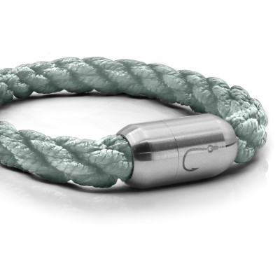 NAYVER KAPT´N Hook Armband Hellblau-Silber - 18cm