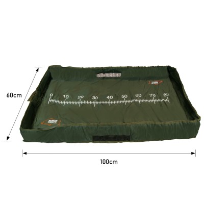 BAT-Tackle Basic Cradle Abhakmatte mit Maßband, 100x60cm