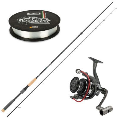 Tubertini Spinnset Perch - Angelset 2,23m- 2-12g - FD2000 - 80m-0,15mm