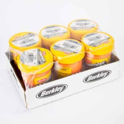 Berkley 6x Powerbait Glitter Fluo Orange, fluo orange - 6x50g