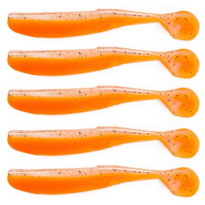 Angel Domäne Action Shad O-Tail, 10,5cm, Orange Pearl Black Pepper 5er Pack, 10,5cm - Orange Pearl Black Pepper - 5 Stück