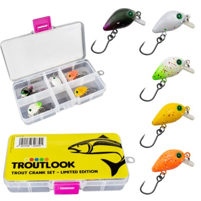 Troutlook 5 x Trout Crank Set Limitid Edition, 2,6cm - 1,9g