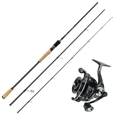 Roy Fishers Carbon Travel Spin Combo - Spinnset 9003 - 2,70m - 8-32g - 3tlg.