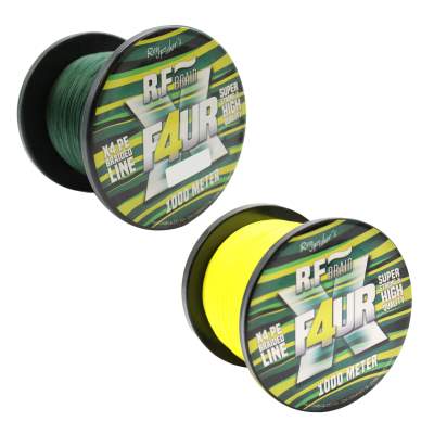 Roy Fishers X4 Braid geflochtene Schnur, 1m - 0,20mm - grün - 12,4kg