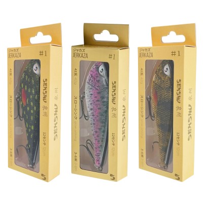 Senshu Jerkaza 3er Set - Jerkbait 12cm - Pike/Trout/D-Perch - 42g
