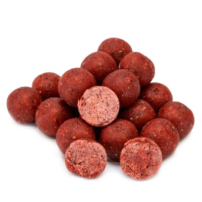 BAT-Tackle Sessionpack Böse Boilies im Realistric® Eimer, 18mm Angry Strawberry + Dip + Pop Ups