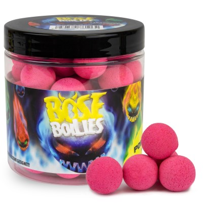 BAT-Tackle Sessionpack Böse Boilies im Realistric® Eimer, 18mm Angry Strawberry + Dip + Pop Ups