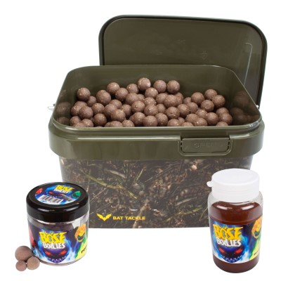 BAT-Tackle Sessionpack Böse Boilies im Realistric® Eimer 18mm Monster Crab + Dip + Pop Ups