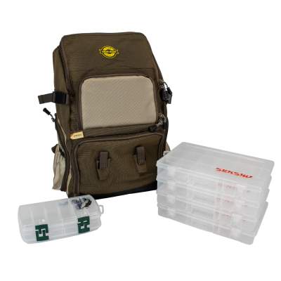Pro Tackle Luxus Angelrucksack Force One Bundle 5x