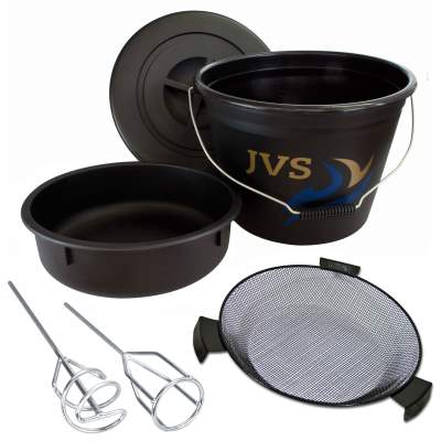 JVS Futtereimer Profi Bundle inkl. Mixer und Futtersieb,