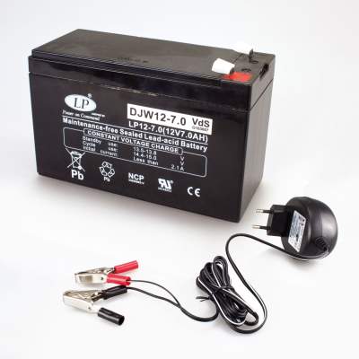 Akku Lade Set 12V- 7Ah mit 12V Lader