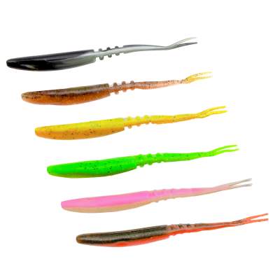 No - Action Shad Set, 23cm - gemischt - 6 Stück