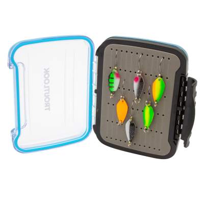 Troutlook Spoon Forellenkelle light Forellenblinker mit Forellen Spoon Box