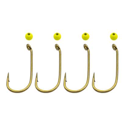 Troutlook Trout Area Worm Set, schwarz-pink - 4,6mm