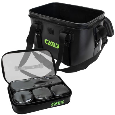 Catix Tackle Container , Clear Organize Set & Lure Boxen Bundle - Taschenset