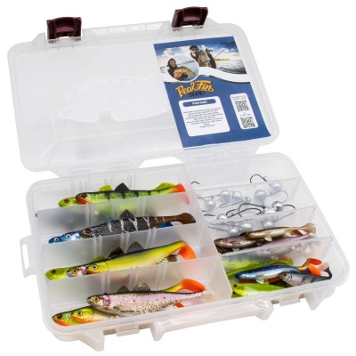 Senshu Real Fin Shad Promo Box - Kunstköderset 38 Teile