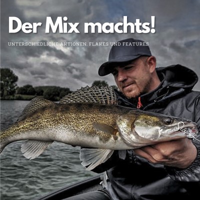 Gummifisch Mix Dark Water - 10-16 cm