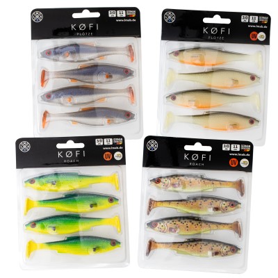 LMAB KØFI (KÖFI) Roach Bundle Gummifisch Set 11cm