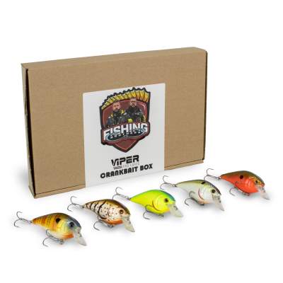 Viper Pro Team Fishing Brothers Crankbaitbox Limited Edition 5 Wobbler - versch. Farben - versch. Lauftiefen