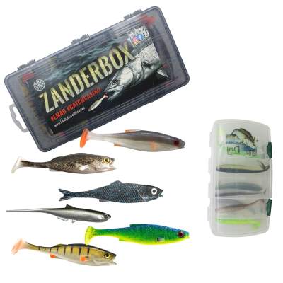 LMAB Zanderbox Limited Edition + Jig `n` Swim Zanderbox 32 Köder