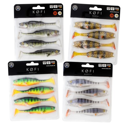 LMAB KØFI (KÖFI) Perch Bundle Gummifisch Set 11cm