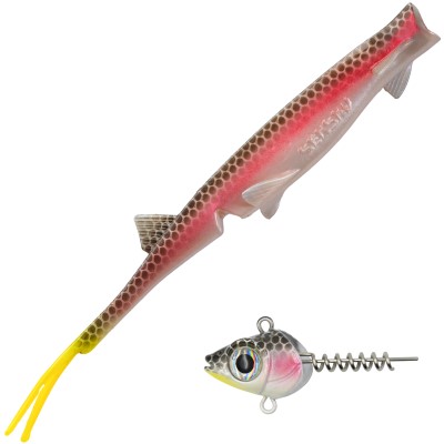 Senshu Pelaga Shad + Head Set Vertikalköder 16cm - Wakasagi