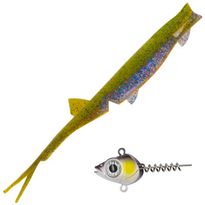 Senshu Pelaga Shad + Head Set Vertikalköder 16cm - Ayu Flash