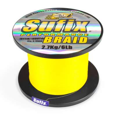 Sufix Performance Braid High Viz 0,10mm 1645m -high viz - TK2,7kg