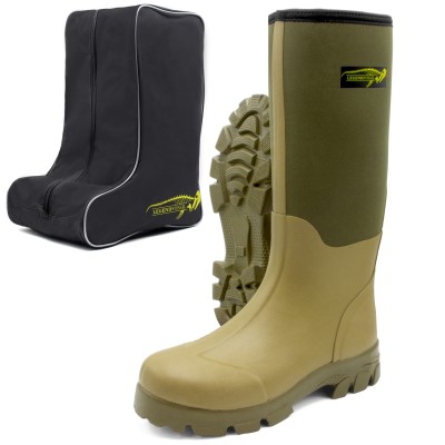 Legendfossil Fat Neopren Rubber Boots + Gratis Stiefeltasche Gummistiefel Gr. 46