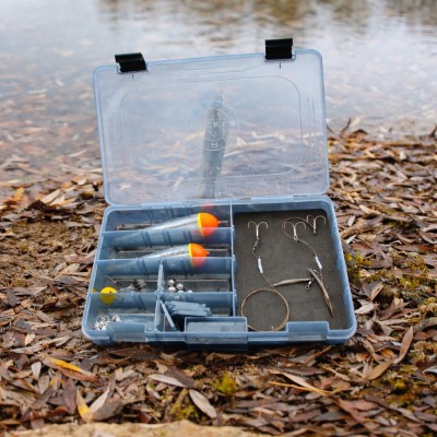 Pike Attack - Deadbait-Set - Raubfischset 2 Posen - 2 Vorfächer - Kleinteile